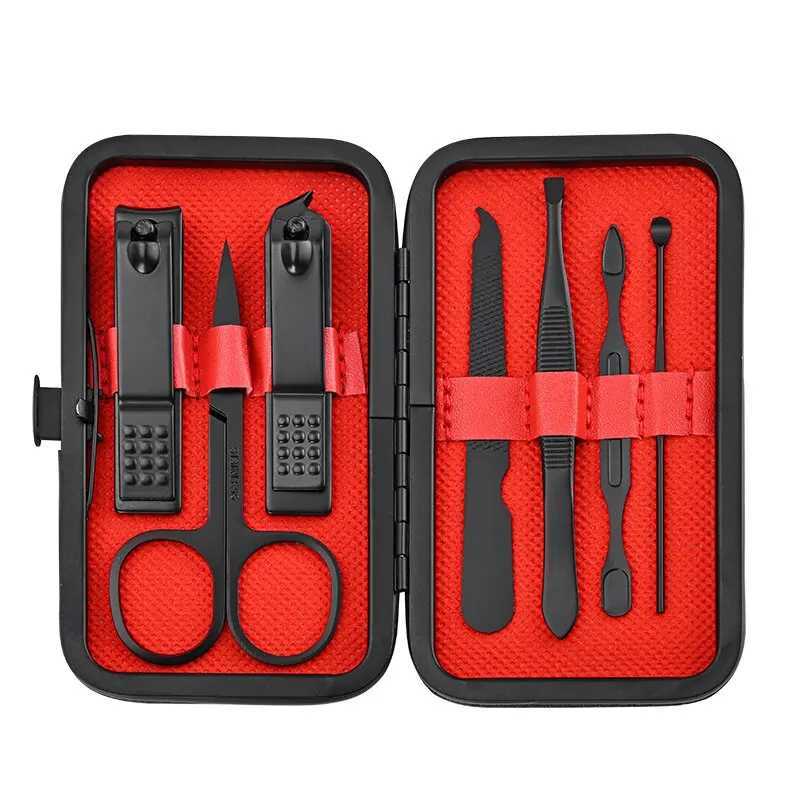 Home Nail Clipper 7piece Set Large Opening Manicure Tool Unisex Mini Compact Gift Eyebrow Clip Tweezers M240921