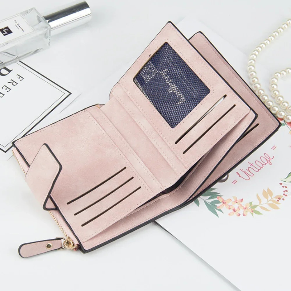2024 Leather Wallet Small Ultra Thin Coin Pocket Women's Card Clip Brand Wallet Designer Wallet Free Shipping