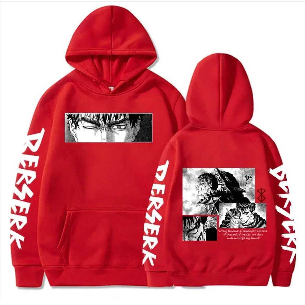 Japanese anime Fury Intestine Printing Mens Hoodie Sweater Pullover Harajuku Anime Eye Fun Sports Shirt W240921