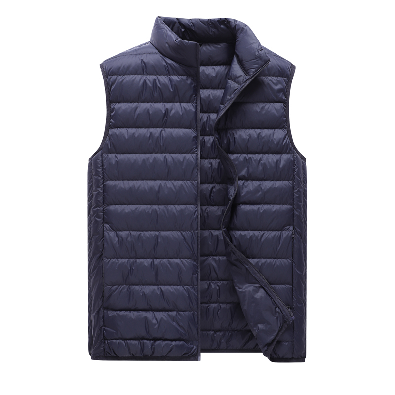 10 Color Down Vest New Winter Warm Windproof Waterproof Sleeveless Jacket Autumn Men Casual Thicken Waistcoat Man