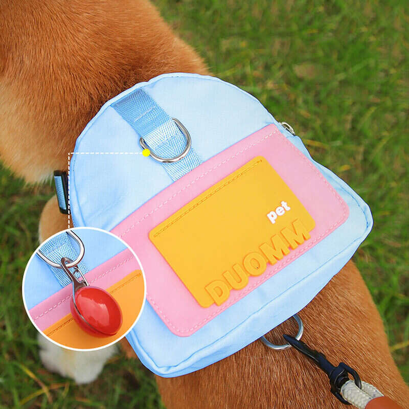 Cartoon Bag Outdoor Travel Dog Small Backpack Pet Supplies