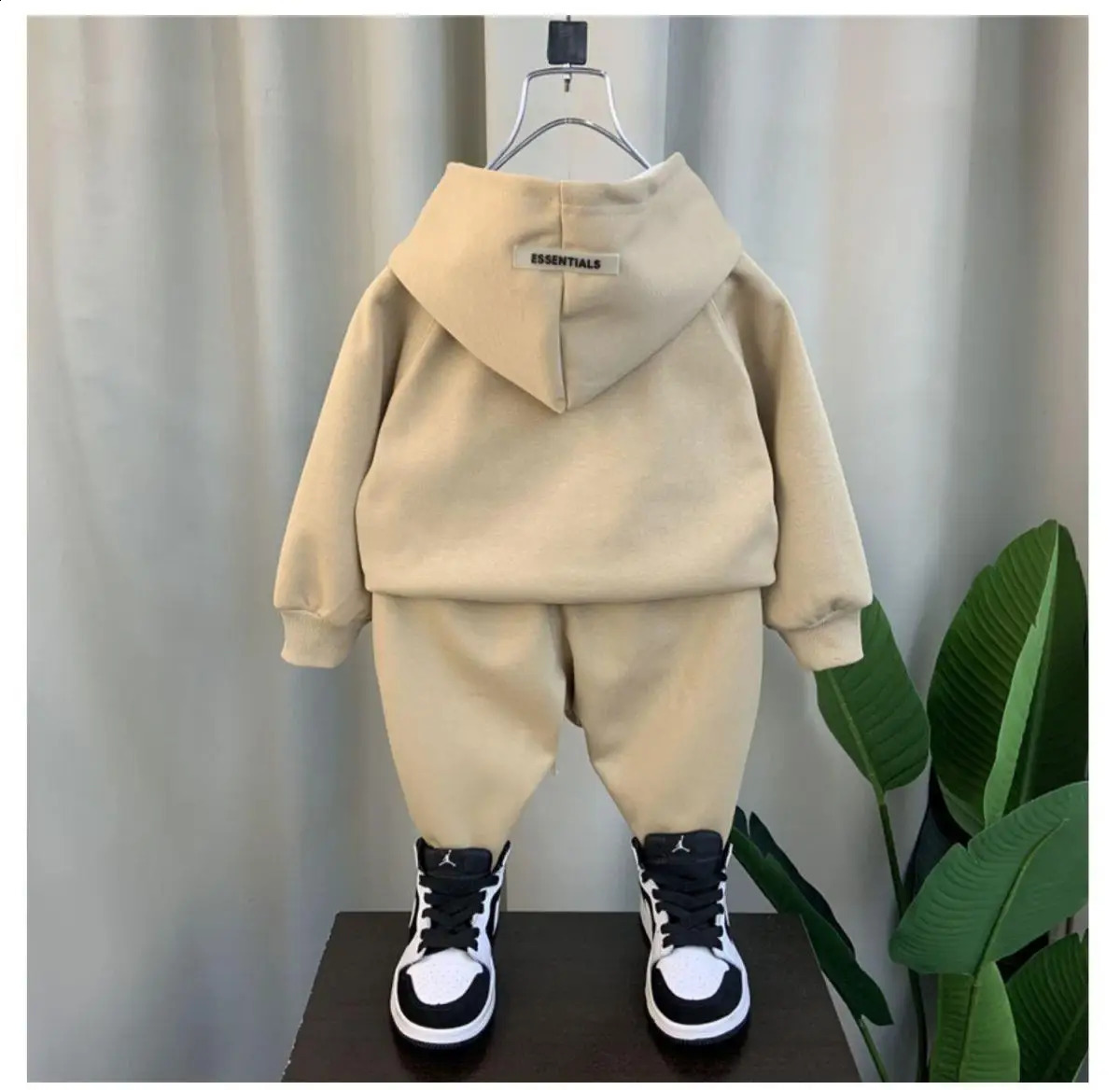 Fashion Letter Childrens Sets Boys Clothes Cotton Kids Sweater Pant 2Pcs Set Spring Autumn Childrens Hooded Sweater 240920