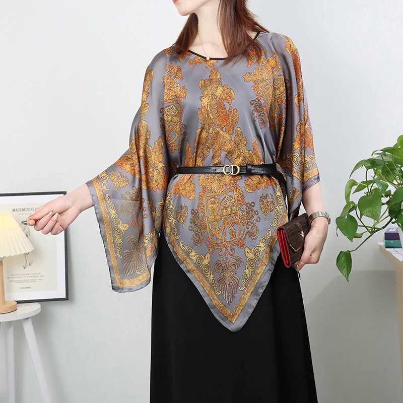 Poncho Pullover Shawl Sun Protection Scarf new paradigm scarf paired with loose summer sun protection casual clothing P11 W240921