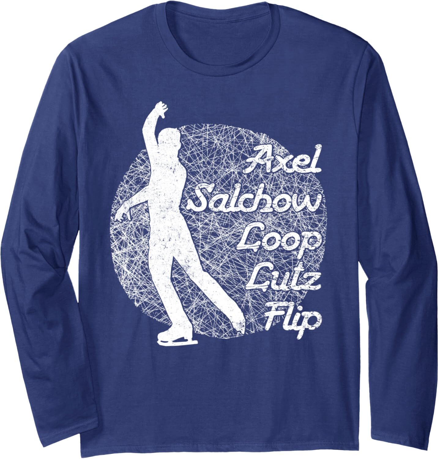 Long Sleeve Shirts for Men sweatshirt Figure Skating Jumps Spins Funny Ice Lover Gift Long SleeveTee Streetwear Casual tops clothes