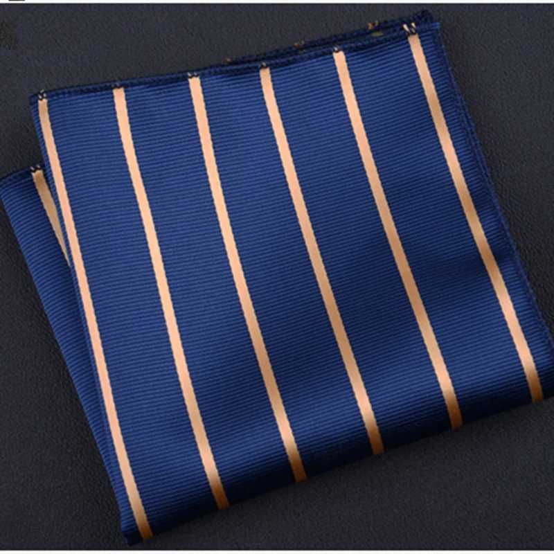 fashion men neck tie handkerchief embriodery suit mens wedding silk pocket square luxury paisley striped handkerchief red hankyX240921