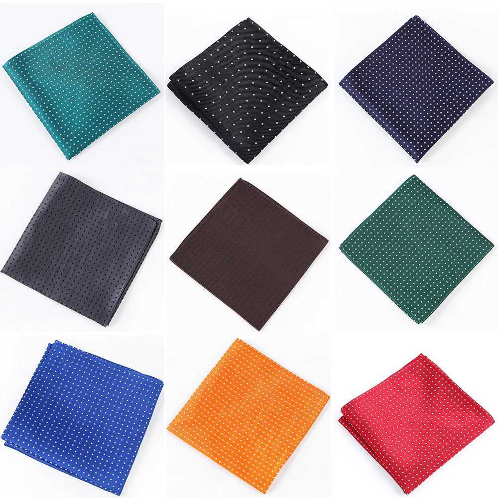 Tailor Smith Men Handkerchief Luxury 100% Silk Woven Jacquard Floral Dot Checked Man Pocket Square Business Wedding Dress HankyX240921
