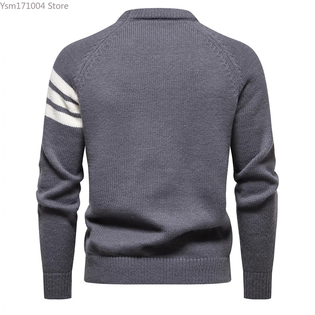 Spring And Autumn New Round Neck Tight Casual Japanese Pullover Haruku Men's Knitted Sweater