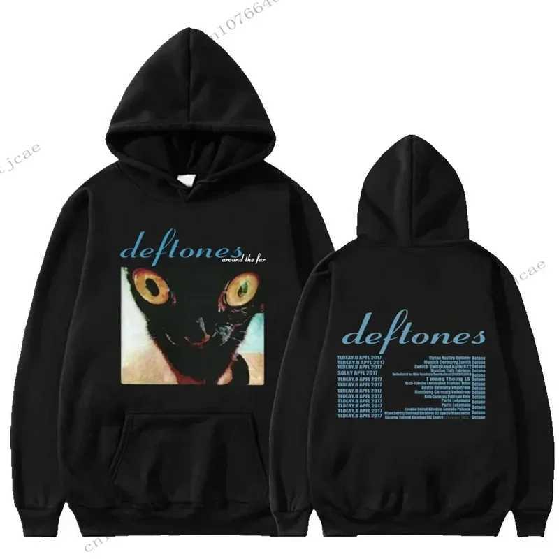 Deftones Hoodie Womens Fashion Hoodie Womens Sweater Mens Hoodie Hop Sweatshirt Mens Coat Shakur Mens Clothing Rap Singer W240921