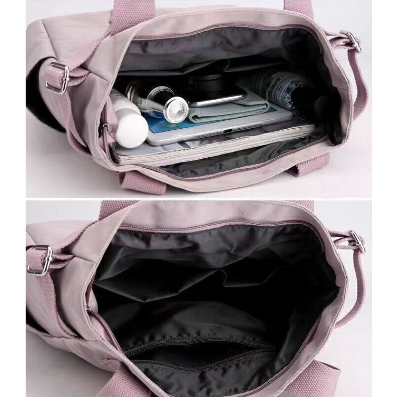 Totebag nylon student waterproof beg tangan wanita murah handbag tote sg women bag Malaysia stok-lalisa