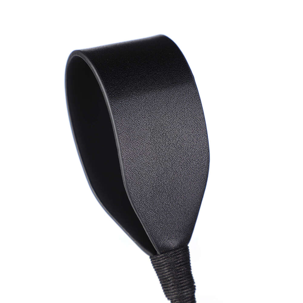 Sex toys SM props punishment leather racket SP tool black long pole teaching whip alternative torture equipment adult products hair replacement