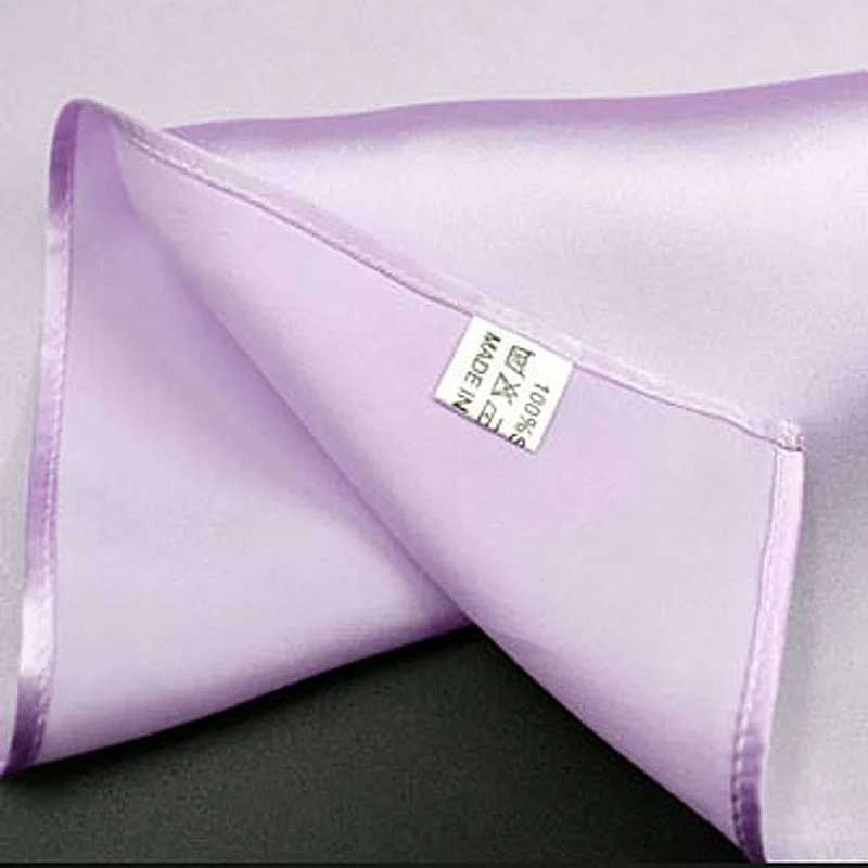 Natural 35cm pure silk mens pocket square handle 100% mulberry silk pocket towel hand Hanjin Sudaria W240921