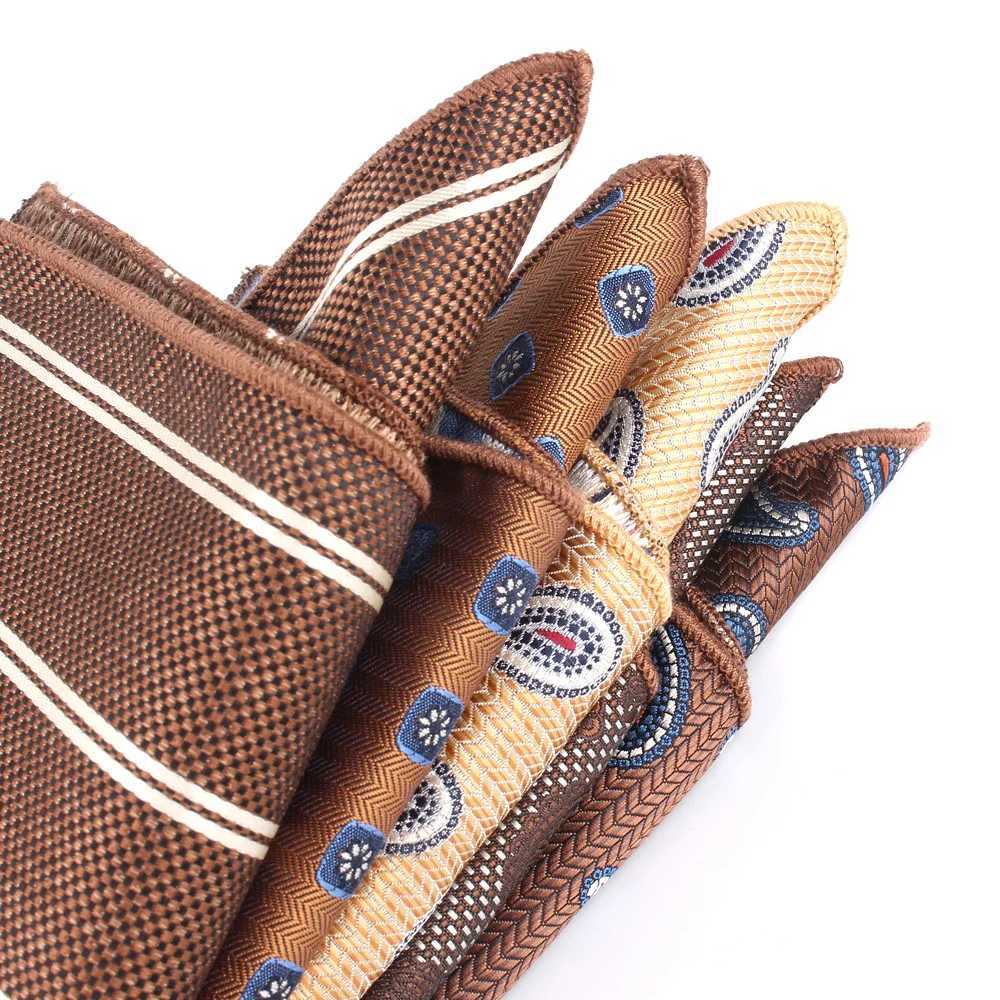 New Striped Pocket Square For Men Women Chest Towel Hanky Wedding Hankies Mens Suit Handkerchief Floral Pocket Towel For GiftsX240921