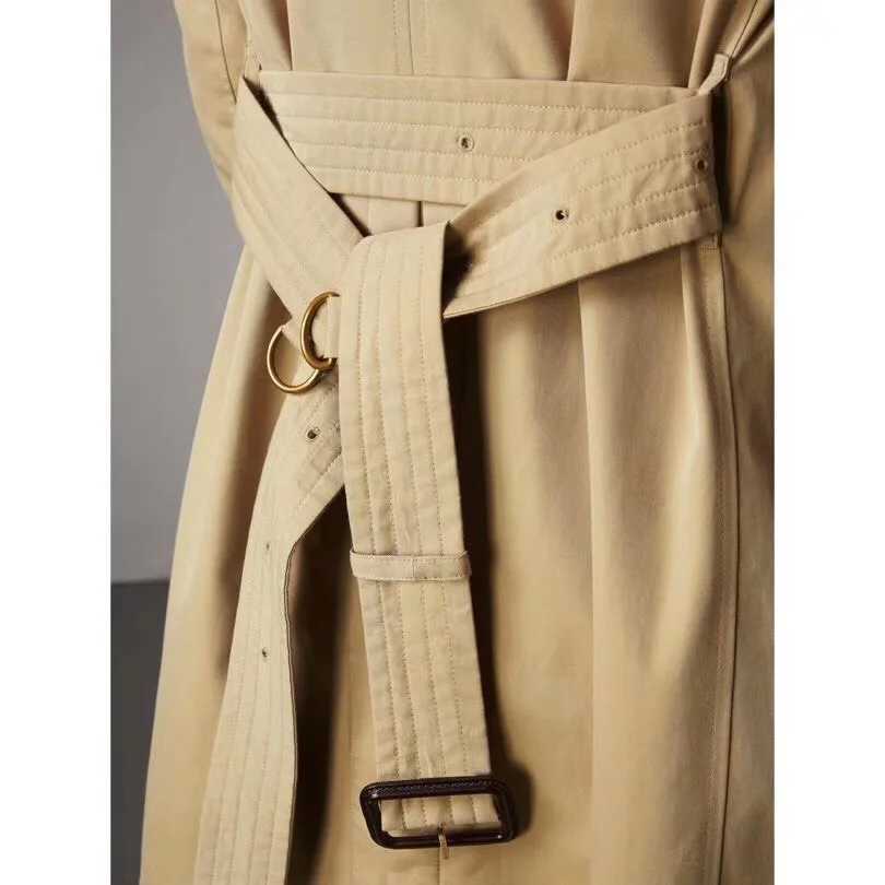 Trench Coat Women Double-Breasted Autumn Winter British Style Windbreaker With Belt Female Slim Coat Women Long Length JacketX240921
