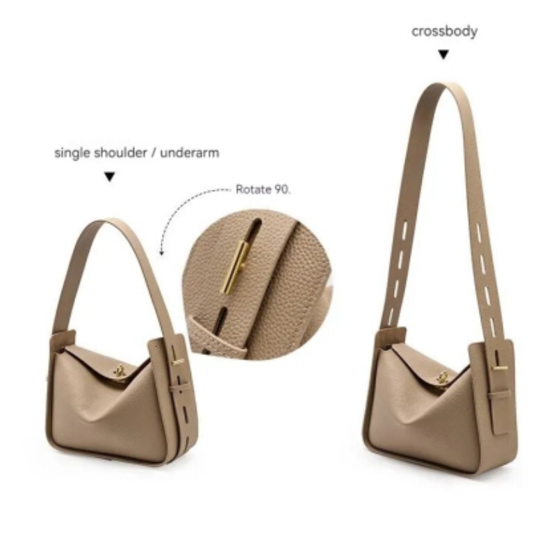 AIGO 2024 New Women's Brand Solid Color Pillow Shoulder Bag Female Soft Leather Handbags Crossbody Bags Bolsas Raras