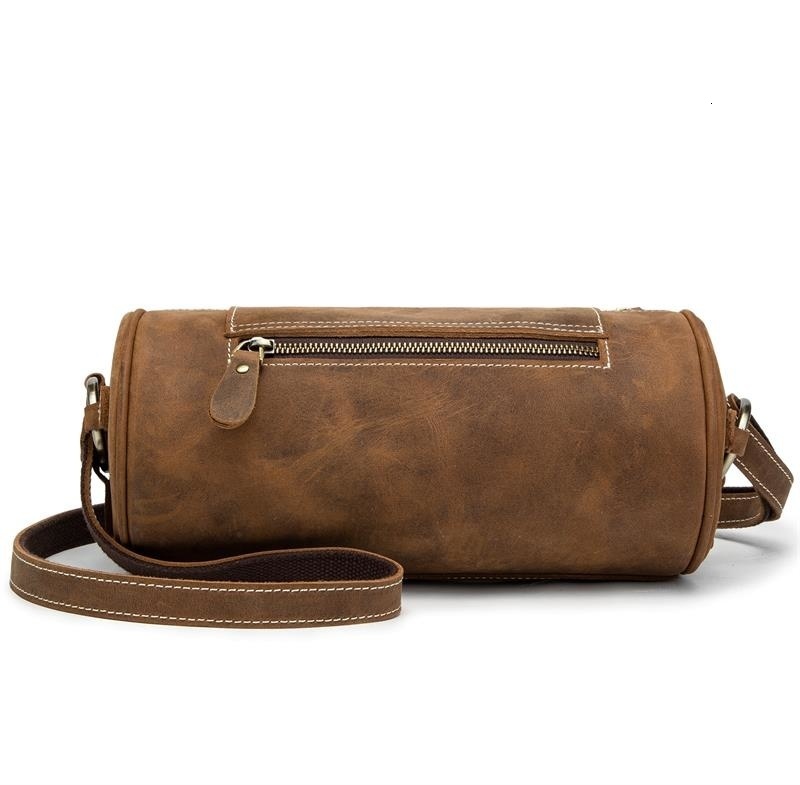 New Men Women Leather Shoulder Bag Real Cowhide Crossbody S Designer Ladies Vintage