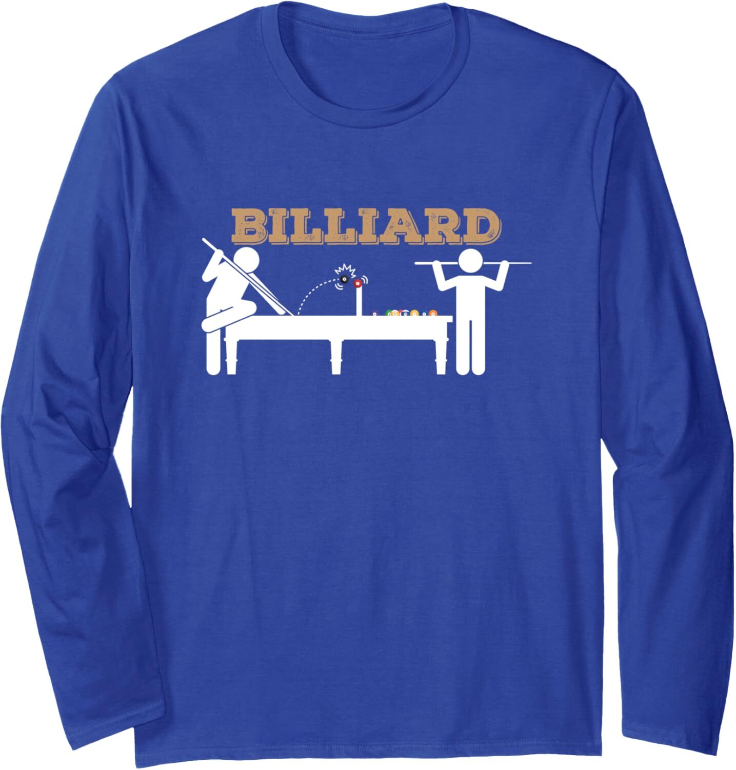 Long Sleeve Shirts for Men sweatshirt Billiard Pro Players On A Billiard Table Fun Pool Long Sleeve Tee Streetwear Casual tops clothes