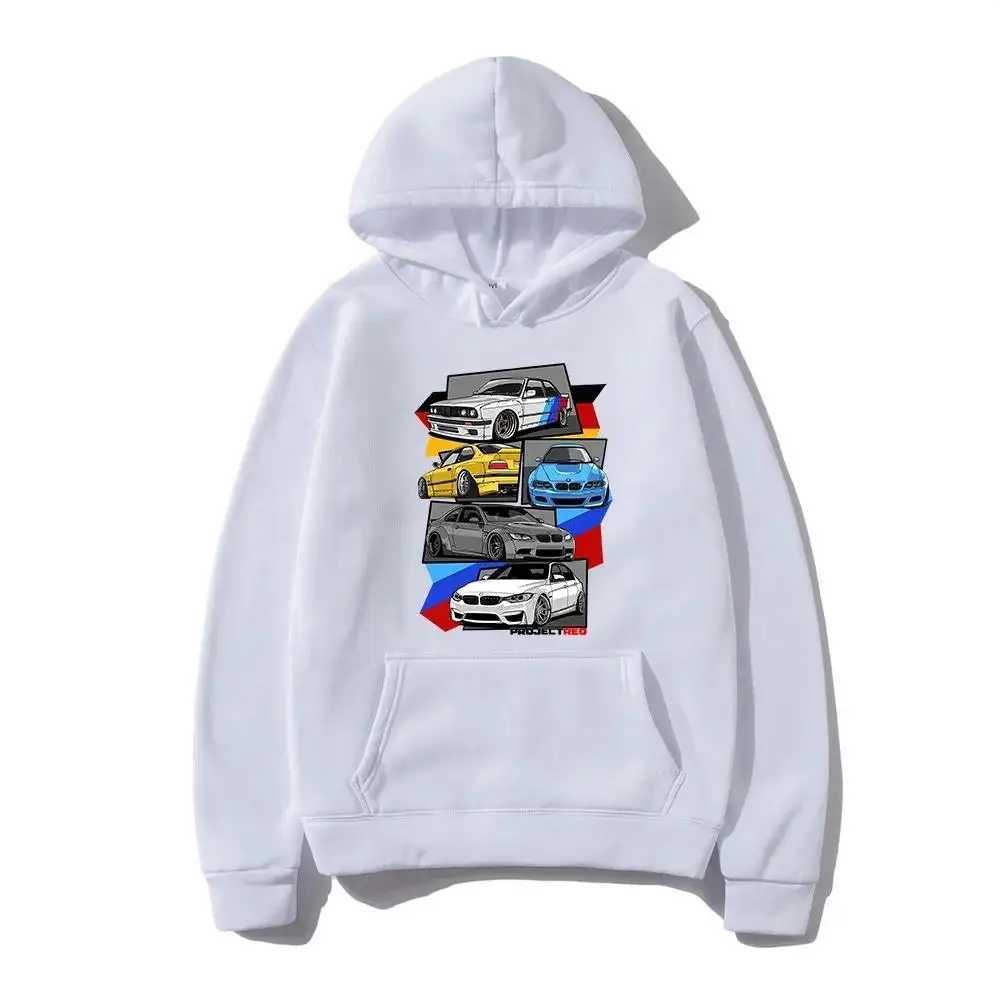 Classic E30 E46 E92 F80 M3 E36 hoodies fashionable mens graphic original D hoodies unisex hip-hop latte art sweatshirts car hoodies W240921