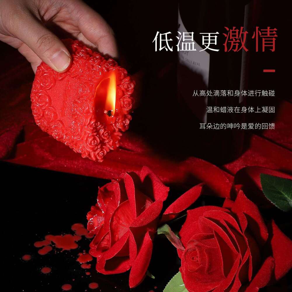 SM props LOVE romantic candles couple flirting dripping wax sex toys low-temperature candles adult products hair replacement