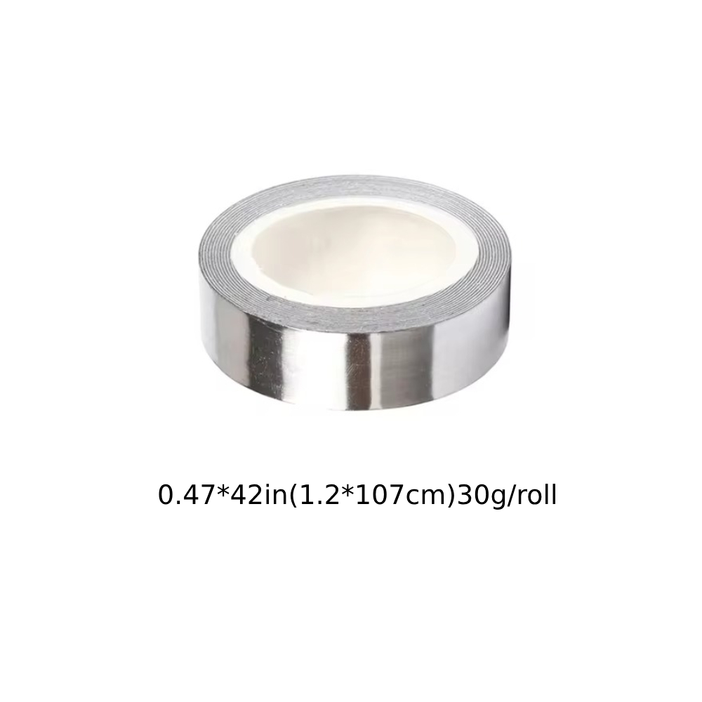 1 Roll 30g Width 0.47inch Self-Adhesion High Density Lead Tape for Golf Head Tennis Pickleball Paddles Racket