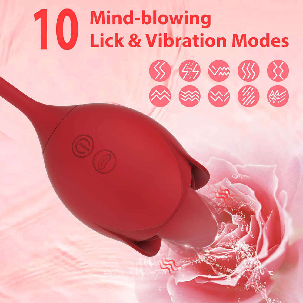 Rose Stretching Jumping Egg Female Utensils Women licking sucking sucking rose egg Vib
