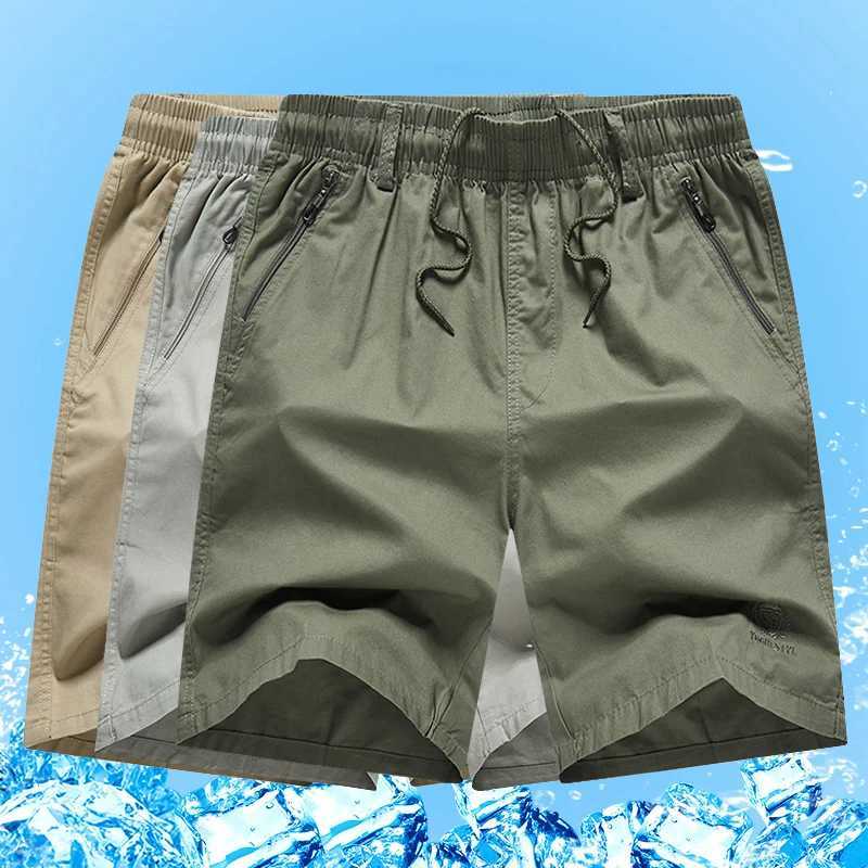 Male Casual Cargo Shorts Summer Cotton Board Shorts Outdoor Sweatpants Cool Breathable Work ShortsX240921