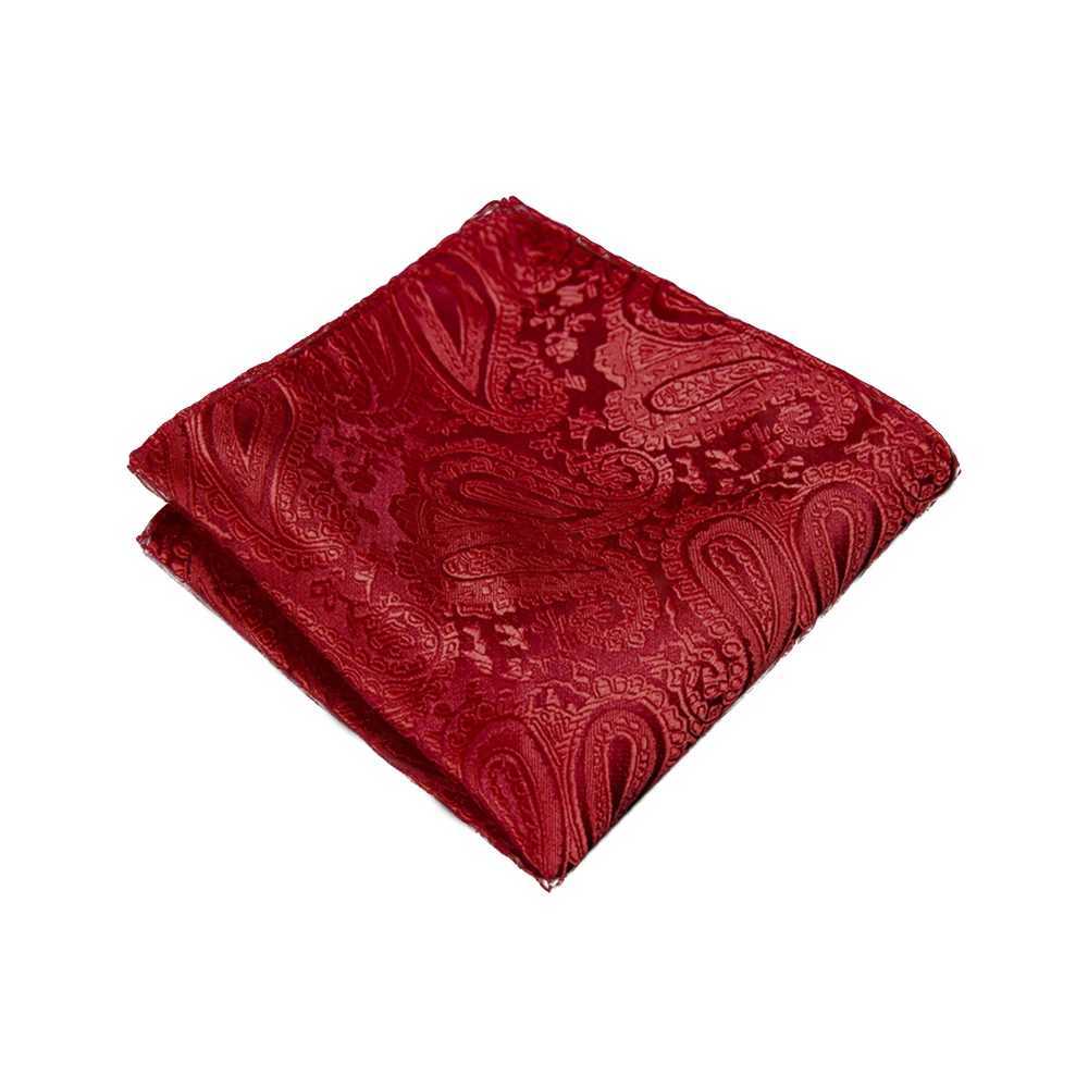 Free Shipping Ikepeibao Paisley Handkerchief mens Paisley Floral Black Pocket Square HankyX240921