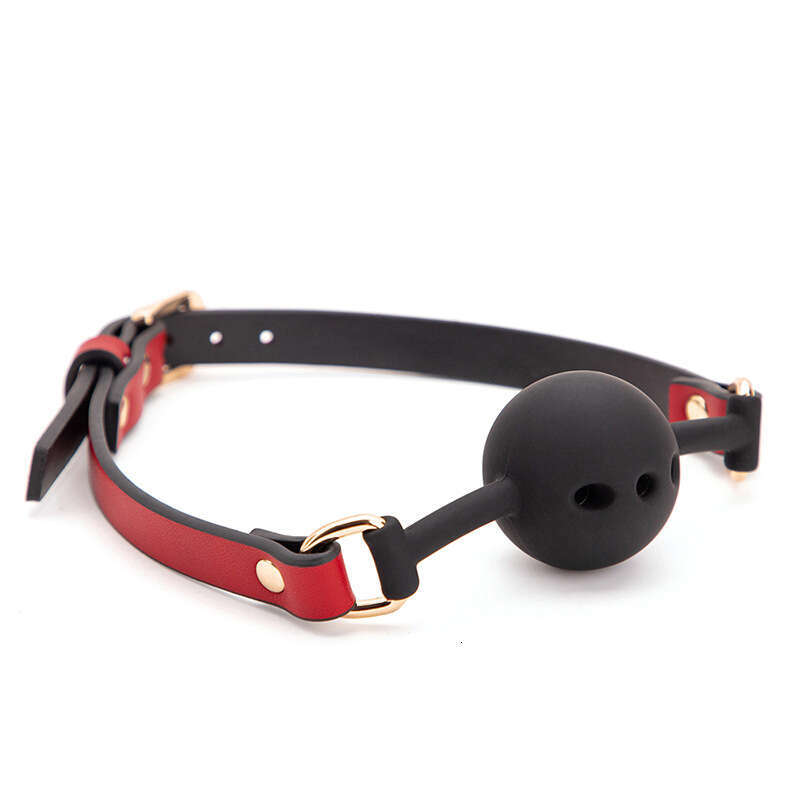 Wild wolf fun mouth plug with holes, all silicone soft mouth ball, alternative tuning mouth ball, drooling mouth plug, one piece hair replacement