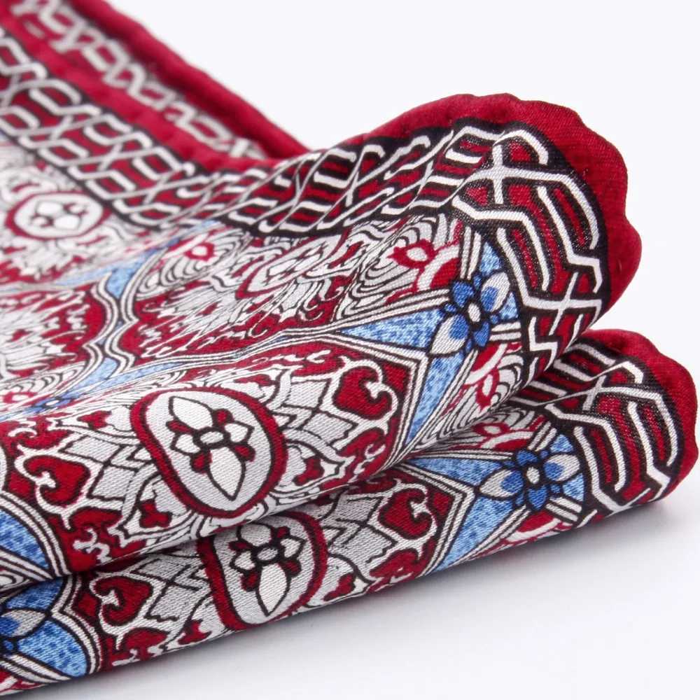 2020 Spring High Quality 100% Natural Silk Hand Roll Pocket Handle Luxury Pocket Square W240921