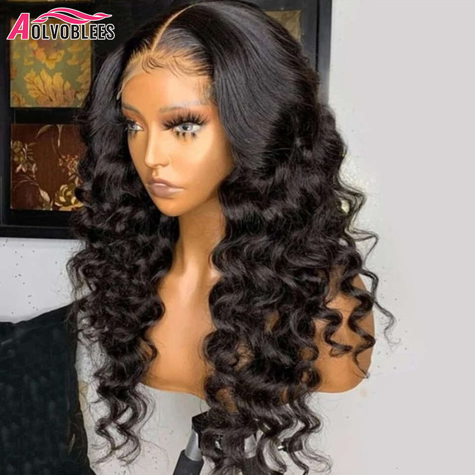 30 36 Inch Loose Frontal 13x6 Hd Lace 13x4 Water Wave Remy Curly Deep Wigs For Women 6X4 4x4 PreCut Wig Human Hair