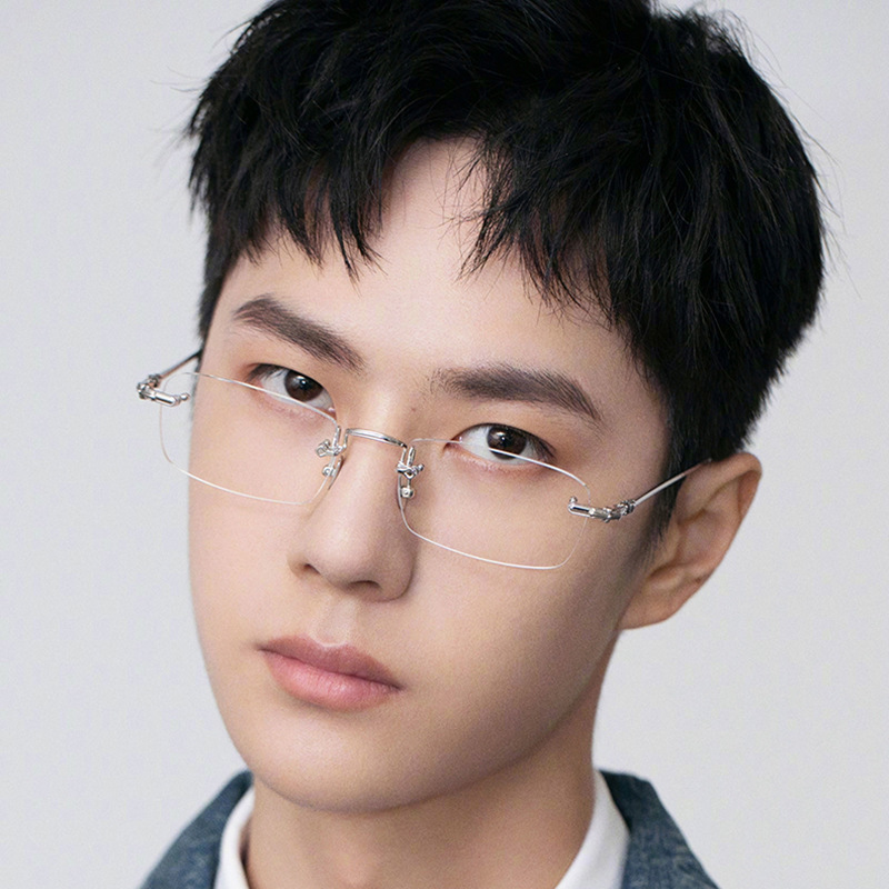 Square Rimless Sunglasses Men Rectangle Fashion Popular Men Shades Small Sun Glasses For Female Male Summer Traveling Purple S138 IVISTA