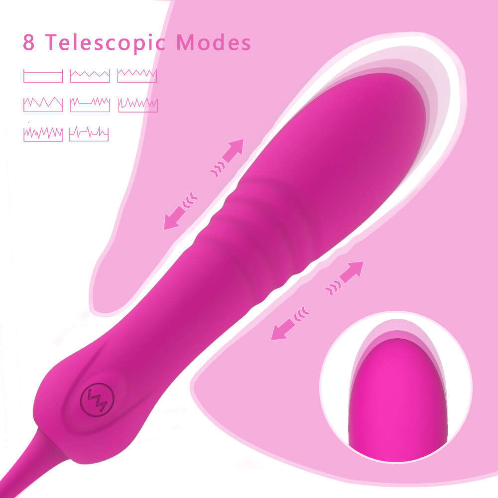 Telescopic egg vibrator for women, female pussy vibration egg sex toy