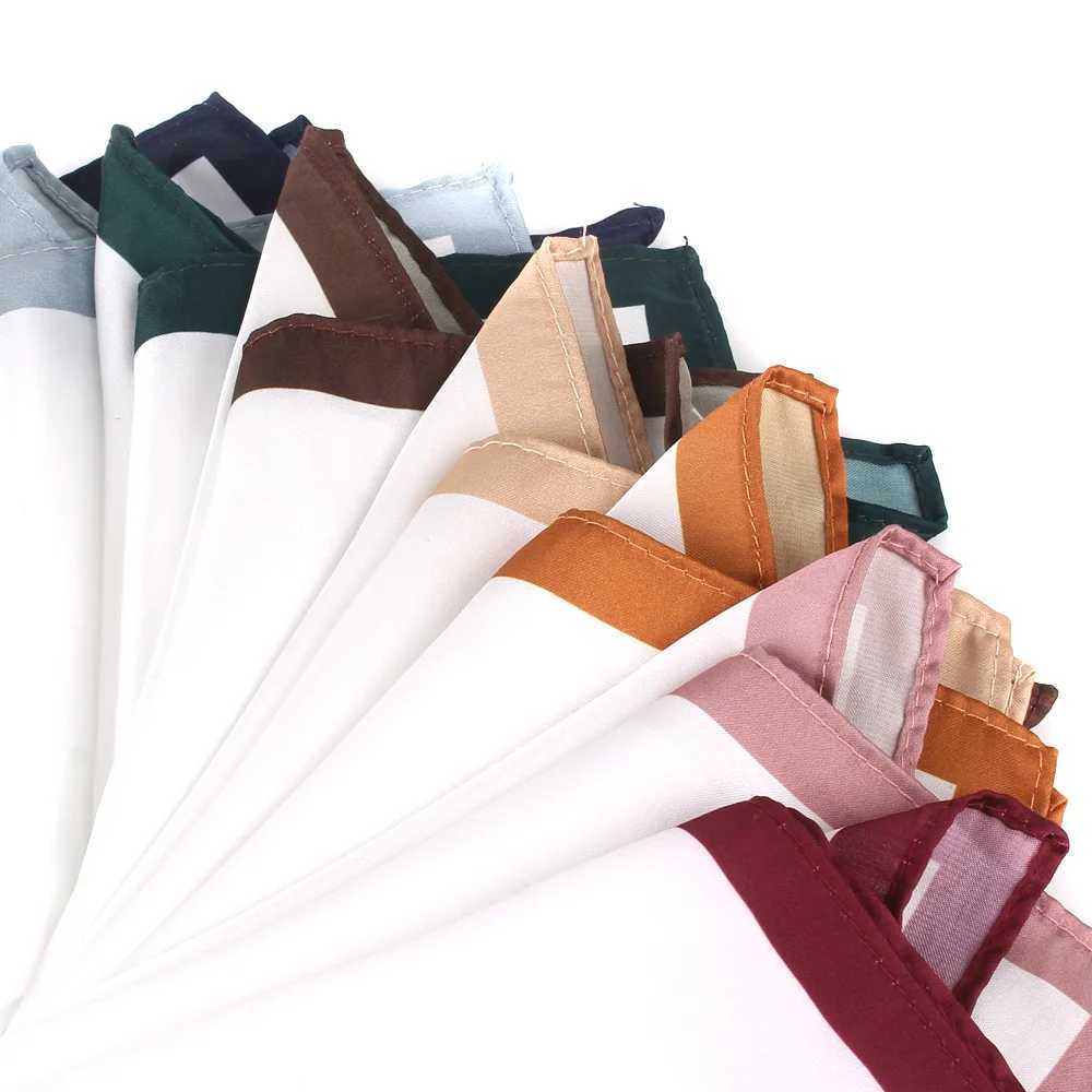 Soft fabric pocket square mens suit Kerchief mens handkerchief soft white square handkerchief W240921