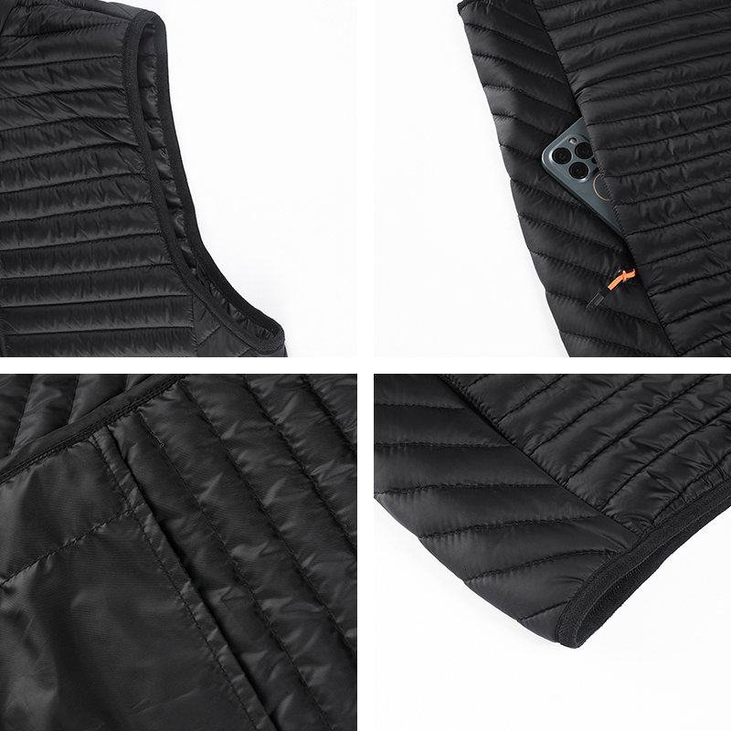 2023 Winter New Men Warm Hooded Sleeveless Mens Windproof Waterproof Casual Waistcoat Autumn Thicken Vest Jacket Man