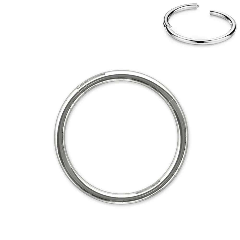 Punk 8/10/12mm Closed Ring Lip Ring Circle Piercing Lip Studs Goth Nose Ring Nasal Septum Piercing Earrings Fashion Body Jewelry Y240921
