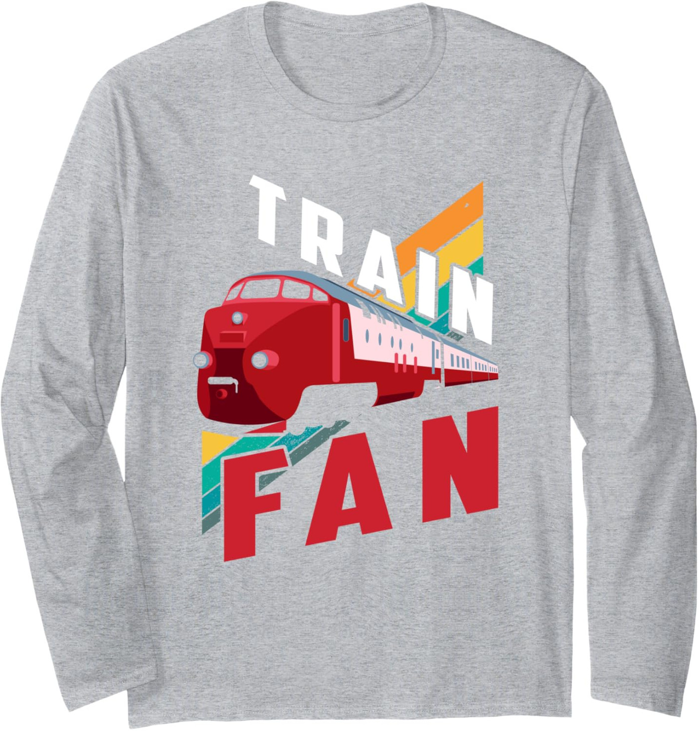 Long Sleeve Shirts for Men sweatshirt Vintage Train Fan Lovers Railway Hobby Trainspotter Gift Long Sleeve Tee Streetwear Casual tops clothes