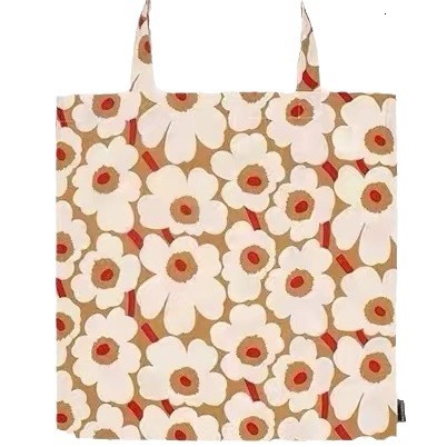 2025NEW New Women s Finnish Single Shoulder trend Thin Cotton Canvas Handbag Large Capacity Art Nordic Designer Bag Free Shipping