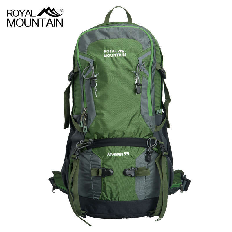 Outdoor Sports Mountaineering Bag, Camping Hiking Travel Bag Upgraded And Enhanced 55L