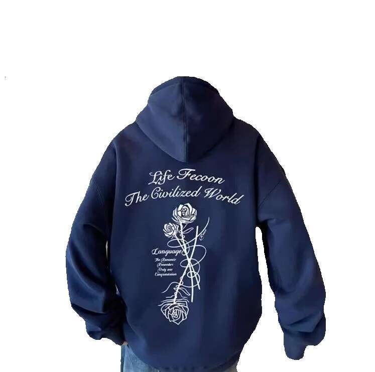 Popular Heavy Weight Hooded Sweater For Men In Autumn And Winter New High-Quality Tiktok Popular Loose Oversized Men's Coat