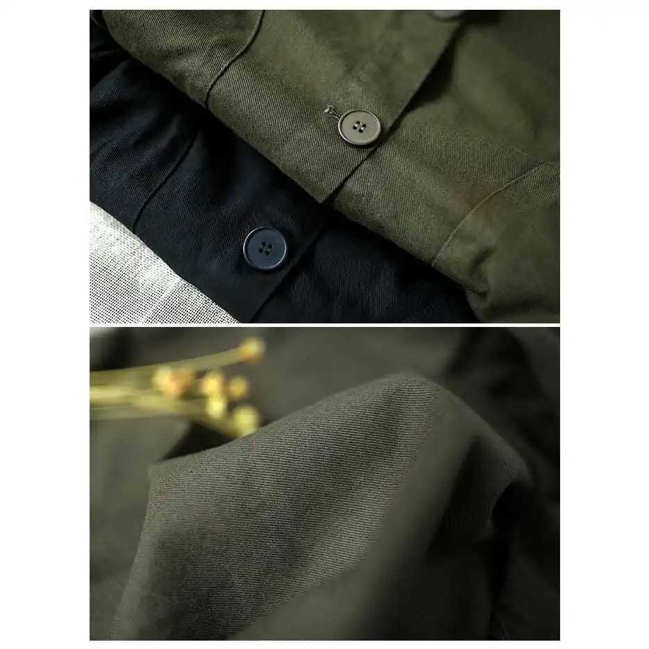 5544 Artsy Women Mid-Length Hooded Trench Coat Casual Simple All-Match Big Pocket Elegant Daily Fashion Urban Green WindbreakerX240921