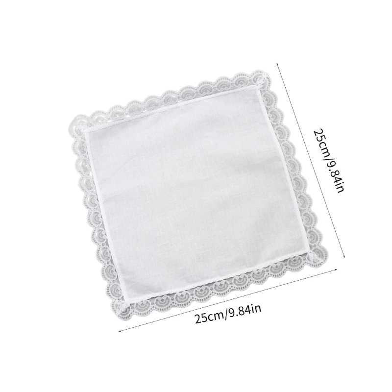 Wedding party pocket handle bride and groom lace Hanks W240921