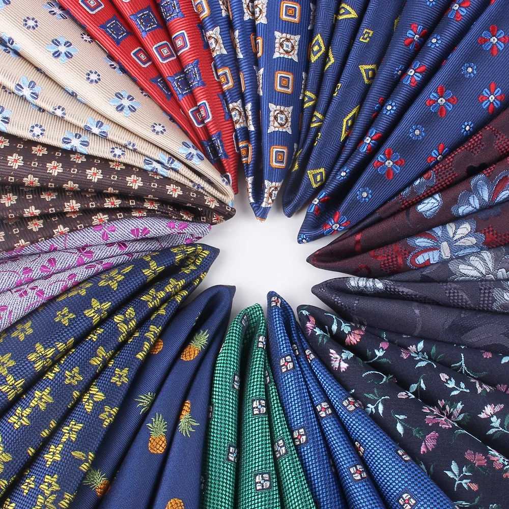 Paisley Pocket Square Floral Handkerchief For Suits 25cm*25cm Hankies For Men Women Brand Suits Pocket Towel HankyX240921