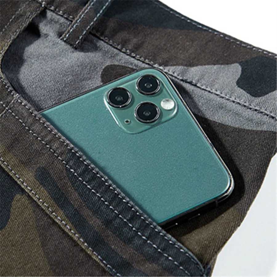 Camouflage Mens Summer Five-Point Shorts Tactical Cargo Short Pants Man Cotton Loose Workwear Casual Streetwear Sports ClothingX240921