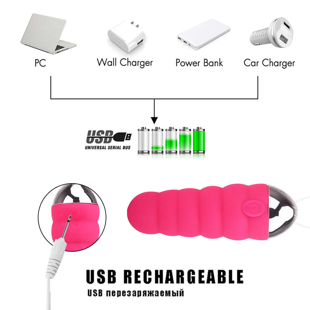 Charging Massage Stick Dancing Elf Jumping Egg Female Masturbation Equipment Women Wireless Love Egg