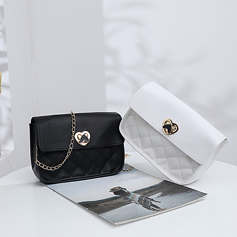 Crossbody Bag Designer Shoulder Bags Grid Patterned Bag Ladies Handbag Small Square Bags Simple Fashion Bags Love Buckle Chain Bag DPD2409212