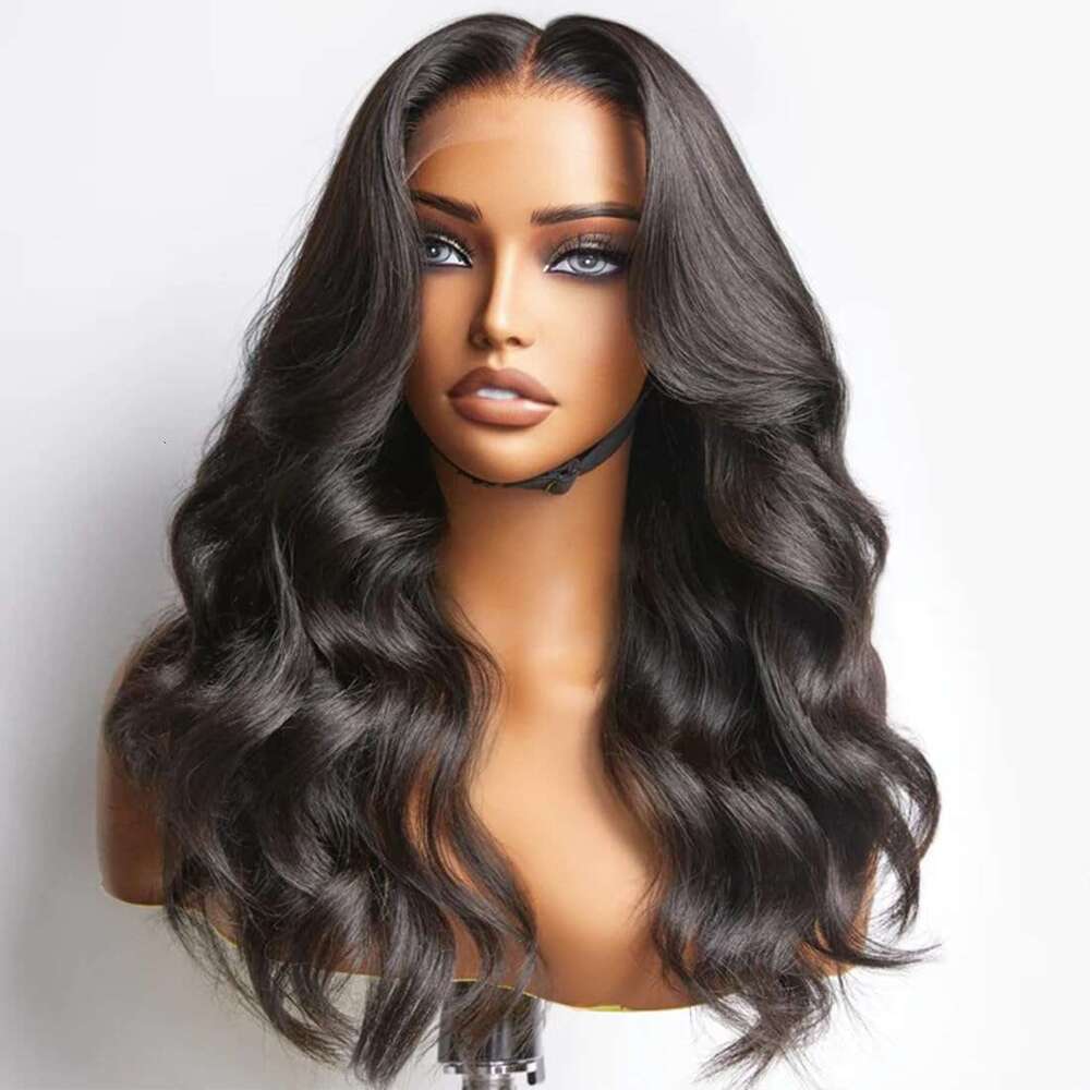 Brazilian 5x5 Top Human Loose Wave Pre Plucked Glueless Silk Base Full Lace Wig With Baby Hair