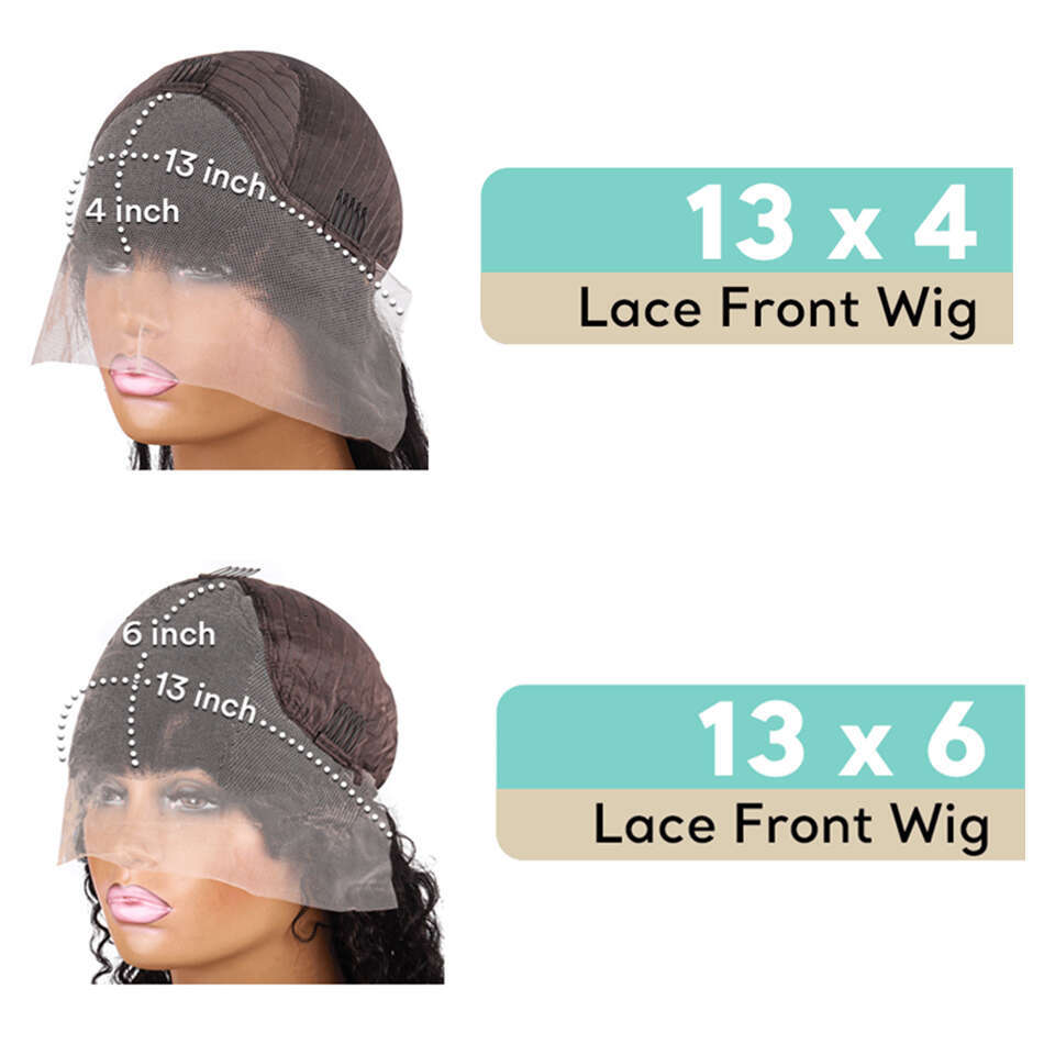 13x4 13x6 Hd Lace Water Deep Wave Frontal Highlight Honey Brown Curly Human Hair Wigs Colored Wig For Black Women 30 36 Inch