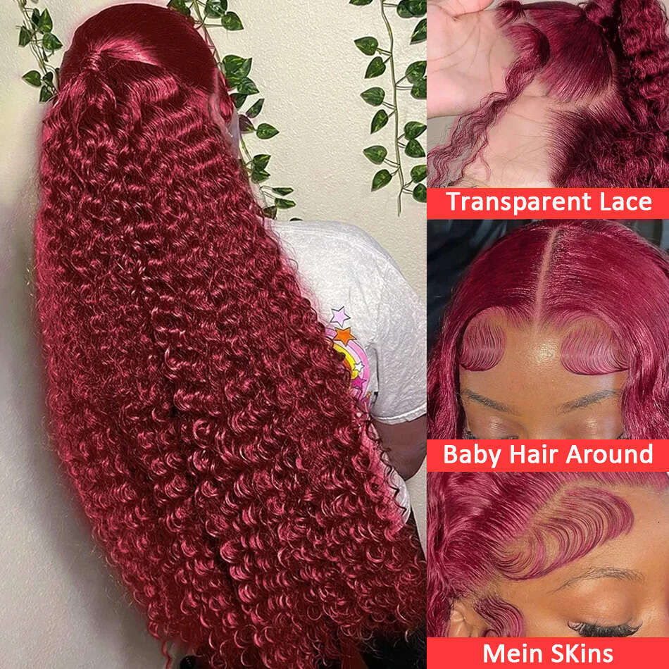 Sophianna Bury 13x6 Hd Frontal Human Hair Deep 13x4 Curly Water Wave Lace Front Wig Brazilian Wigs On Sale