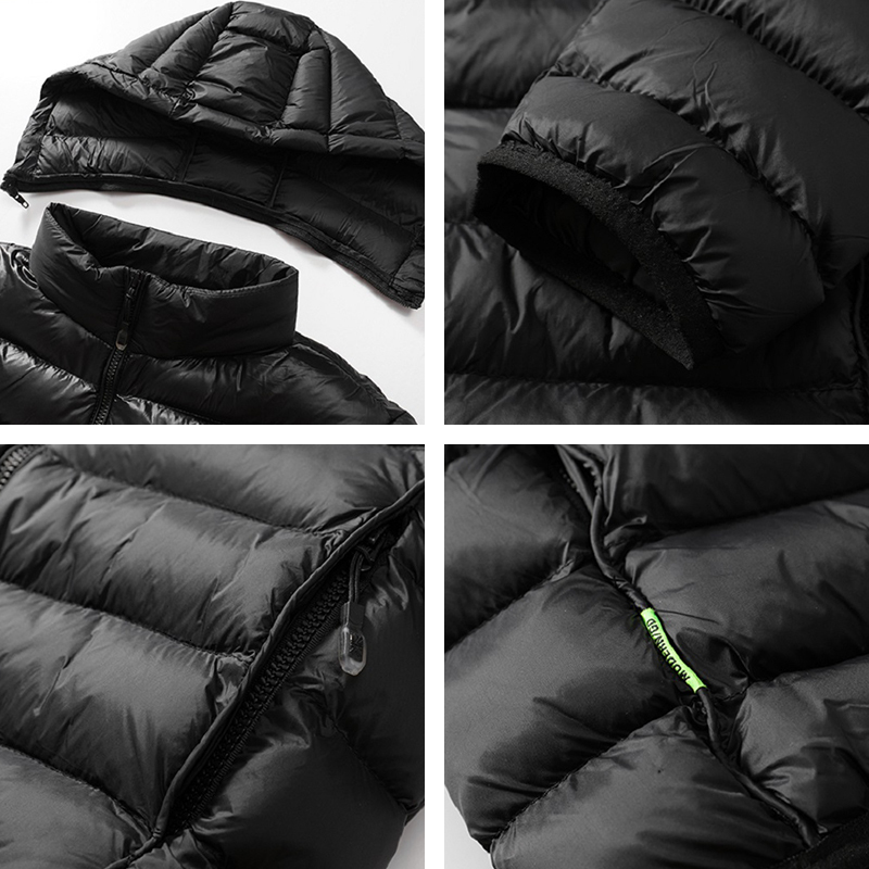 Autumn Winter Men Warm Waterproof Hooded Mens Windproof Casual Brand Detachable Hat Parkas Jacket Coat Male