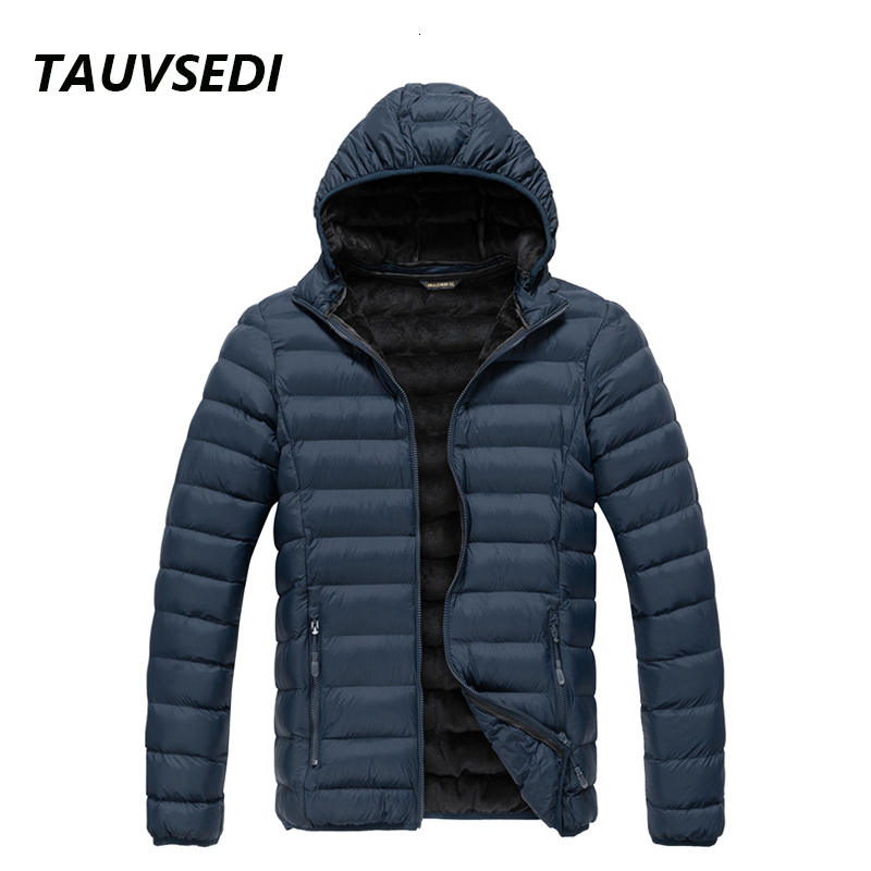 Winter Men Warm Thick Hooded Waterproof Jacket Coat Mens Casual Brand Windproof Outwear Detachable Hat Parkas Jakcet Male