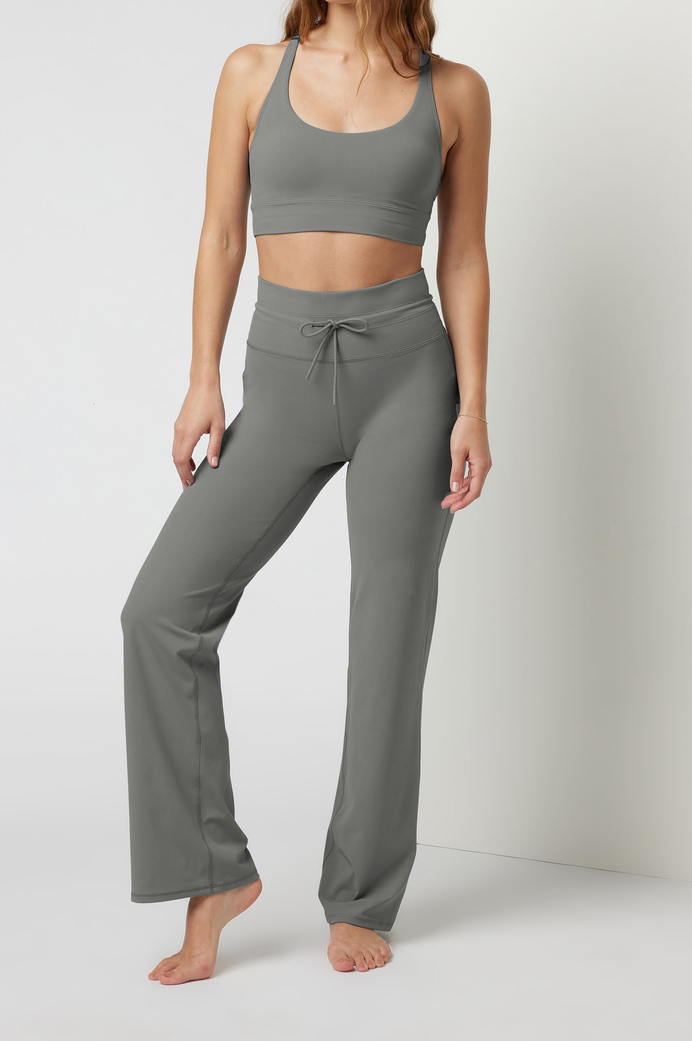 Women New Arrivals Leggings High Waist Butt Lift Flared Wide Leg Bell Bottom Yoga Pants